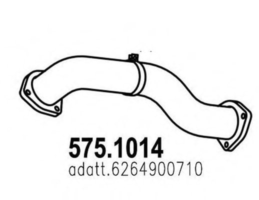 ASSO 575.1014 Exhaust Pipe